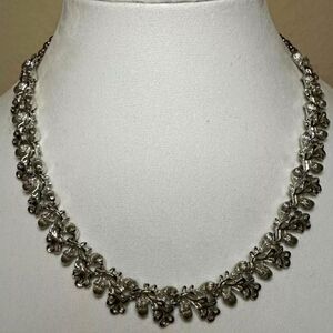 Vintage Costume Jewelry Necklace Coro Oak Leaves And Acorns